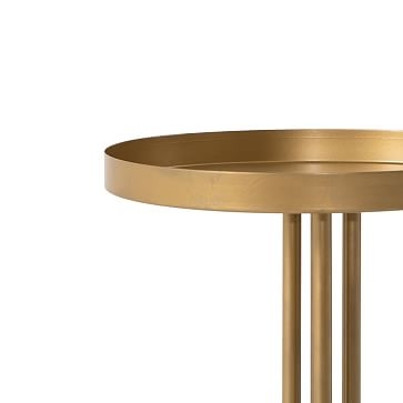 Nyla End Table, Rustic Brass - Image 5