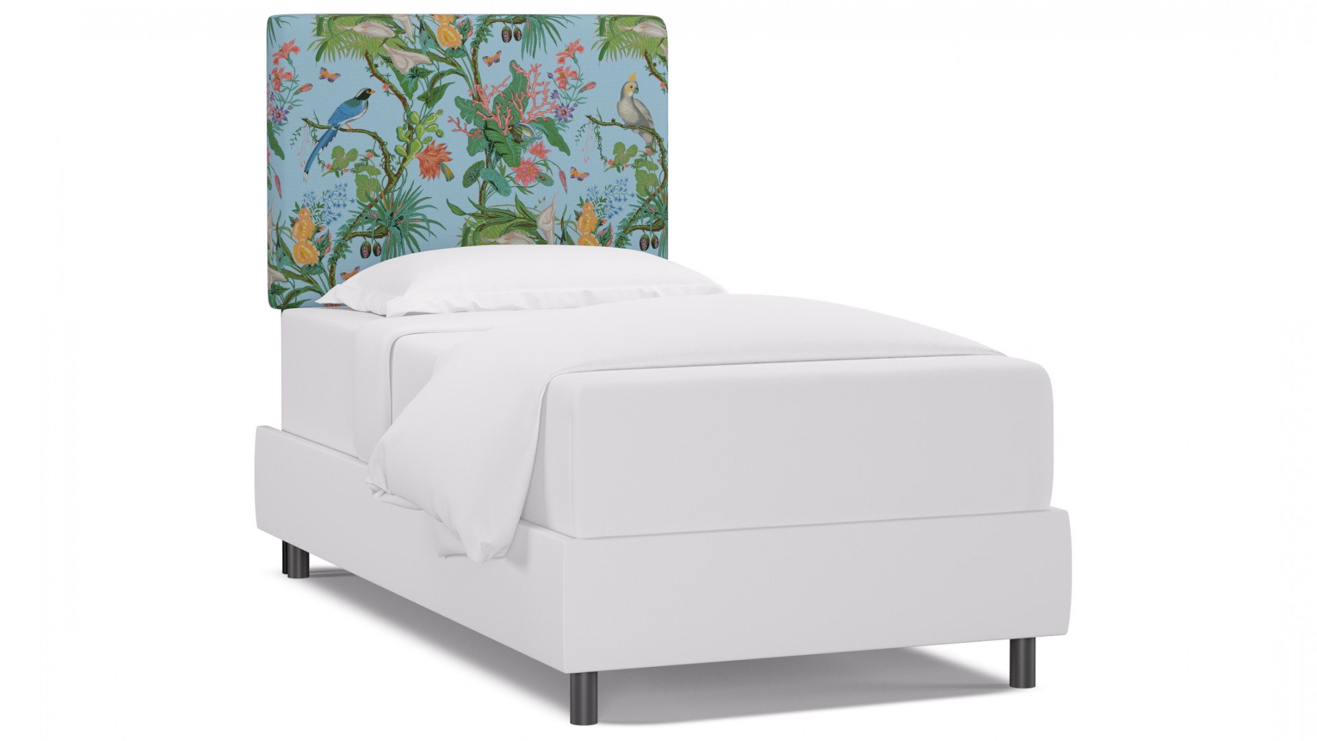 Square Back Headboard, Sky Cinque Terra, Twin - Image 0