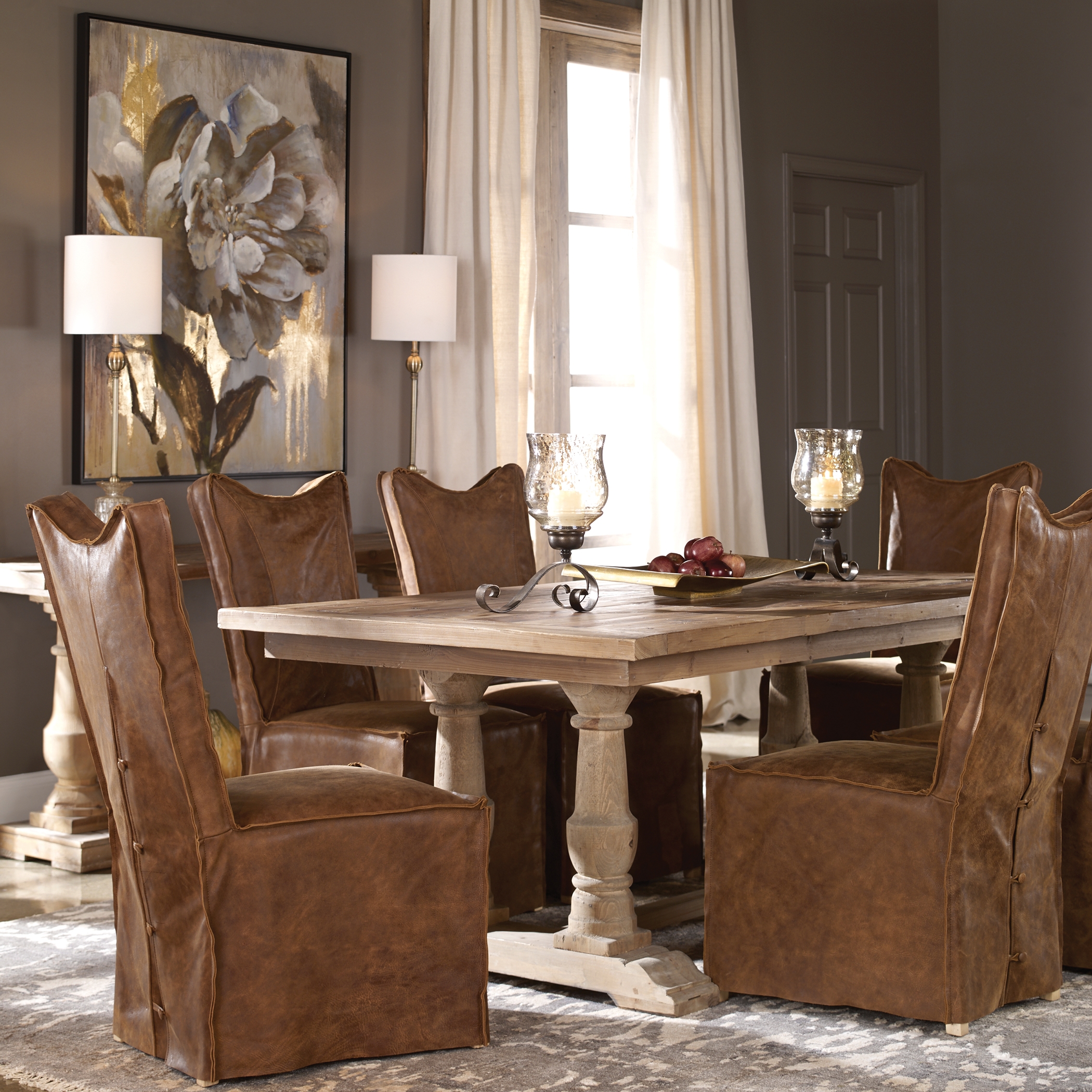 Stratford Wood Dining Table - Image 1