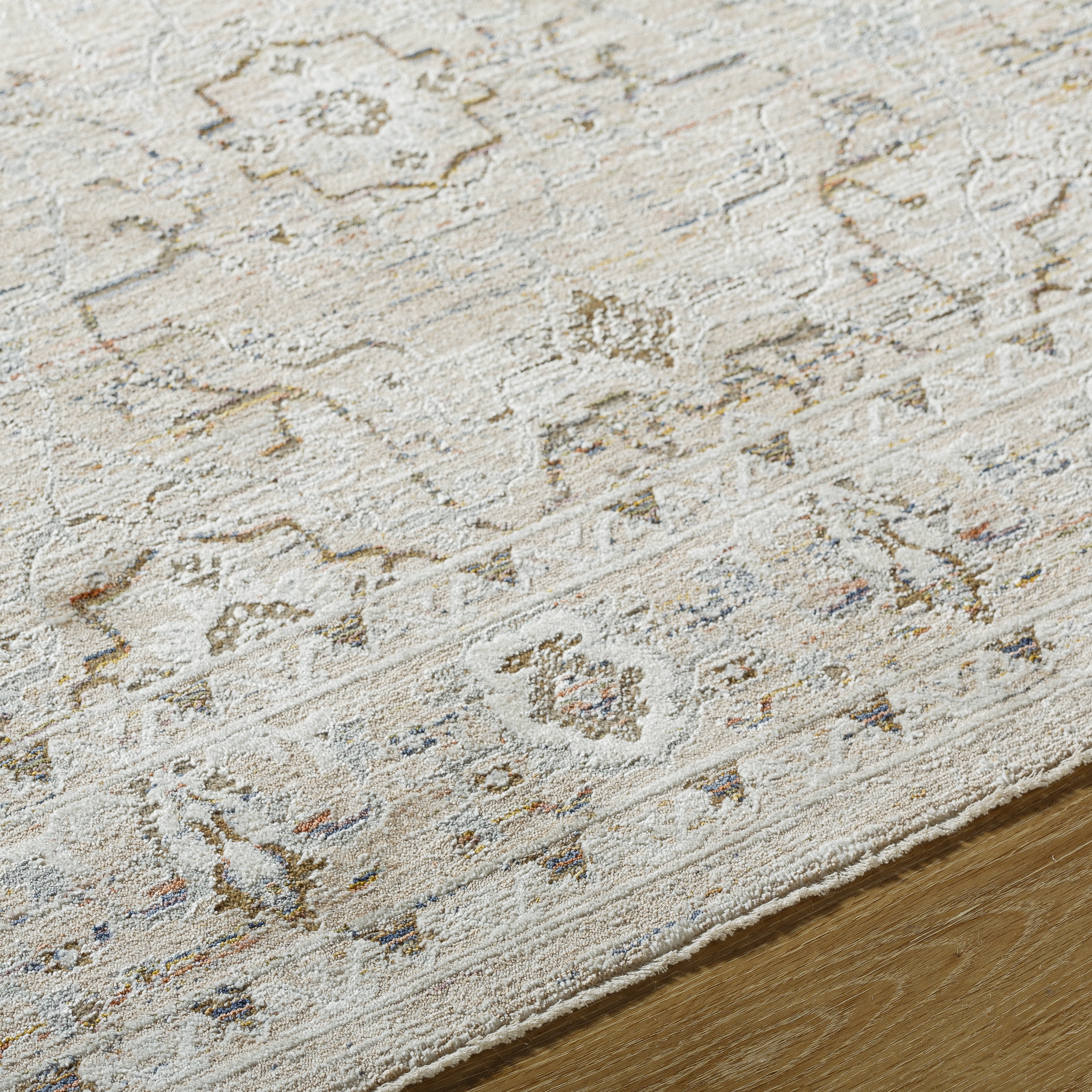 Presidential Beige Indoor 2' x 3'3" Machine Woven Rug - Image 3