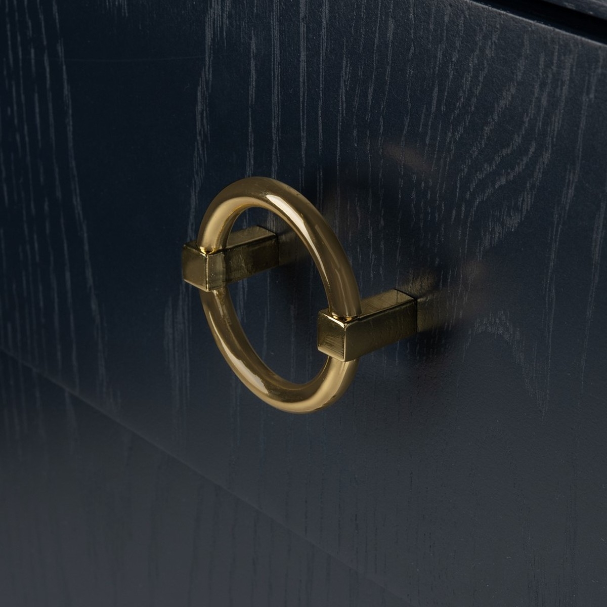 Lorna 6 Drawer Contemporary Dresser - Navy - Image 7