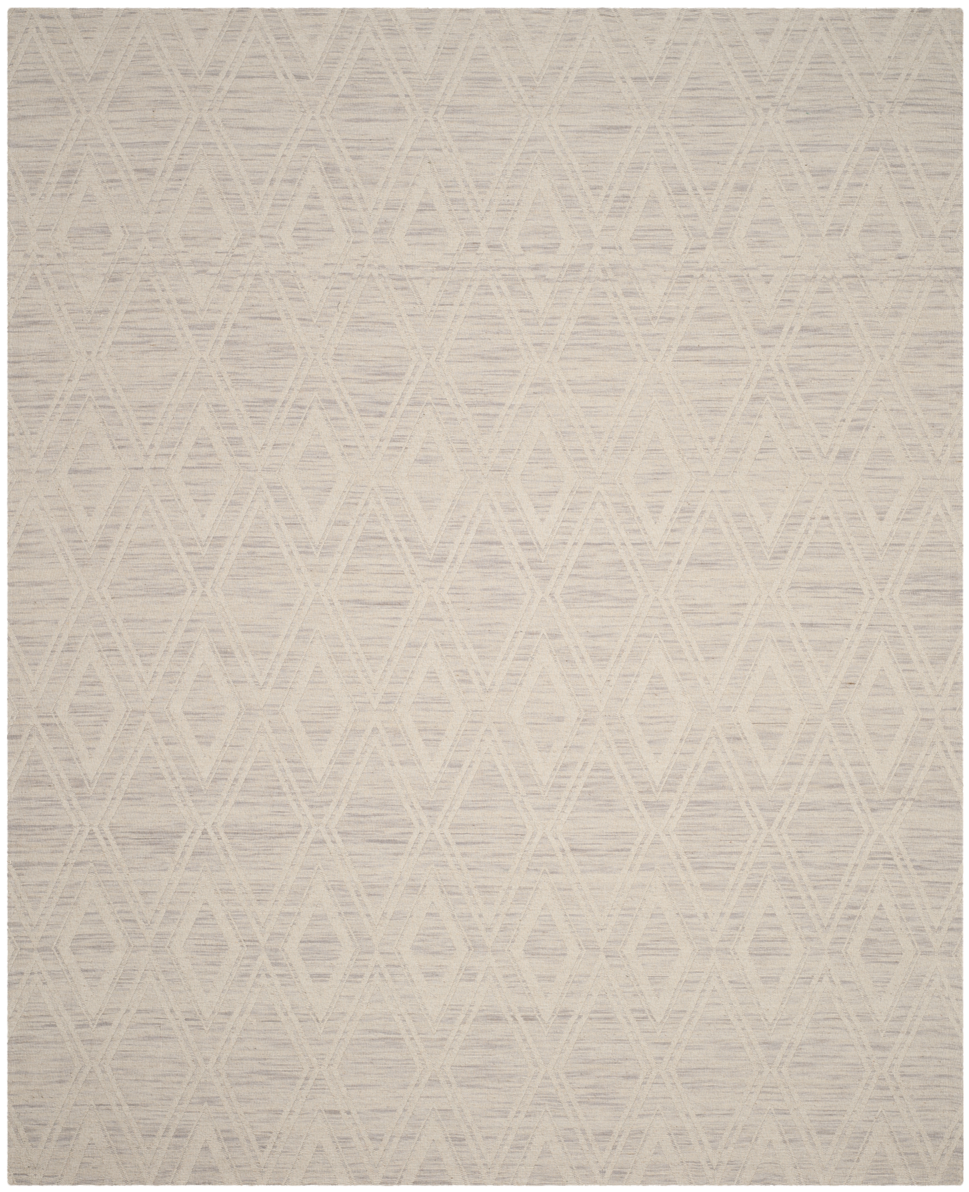 Arlo Home Hand Loomed Area Rug, MRB312A, Silver/Ivory,  8' X 10' - Image 0