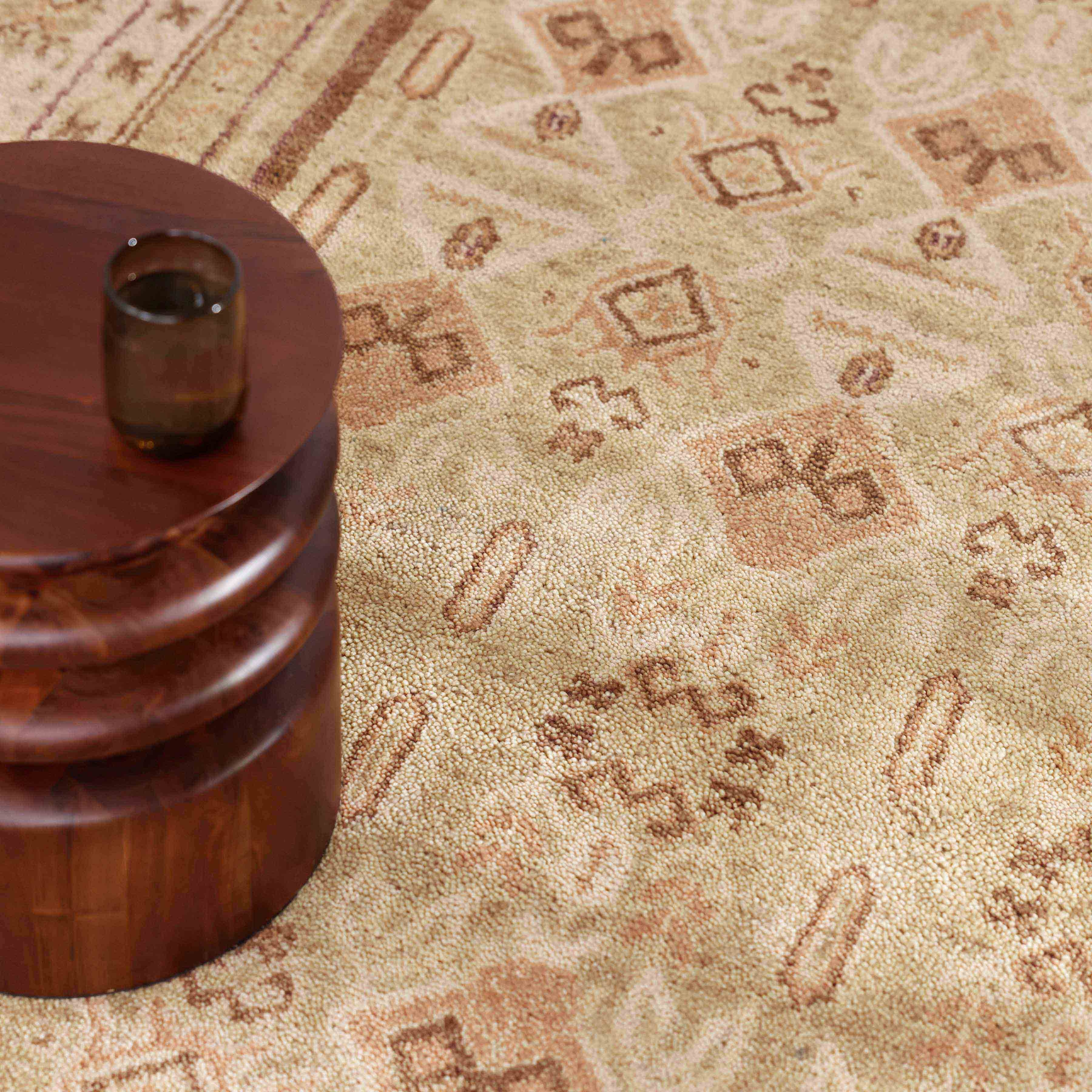 The Citizenry Evelyn Hand-Knotted Area Rug | 8' x 10' | Rose - Image 3