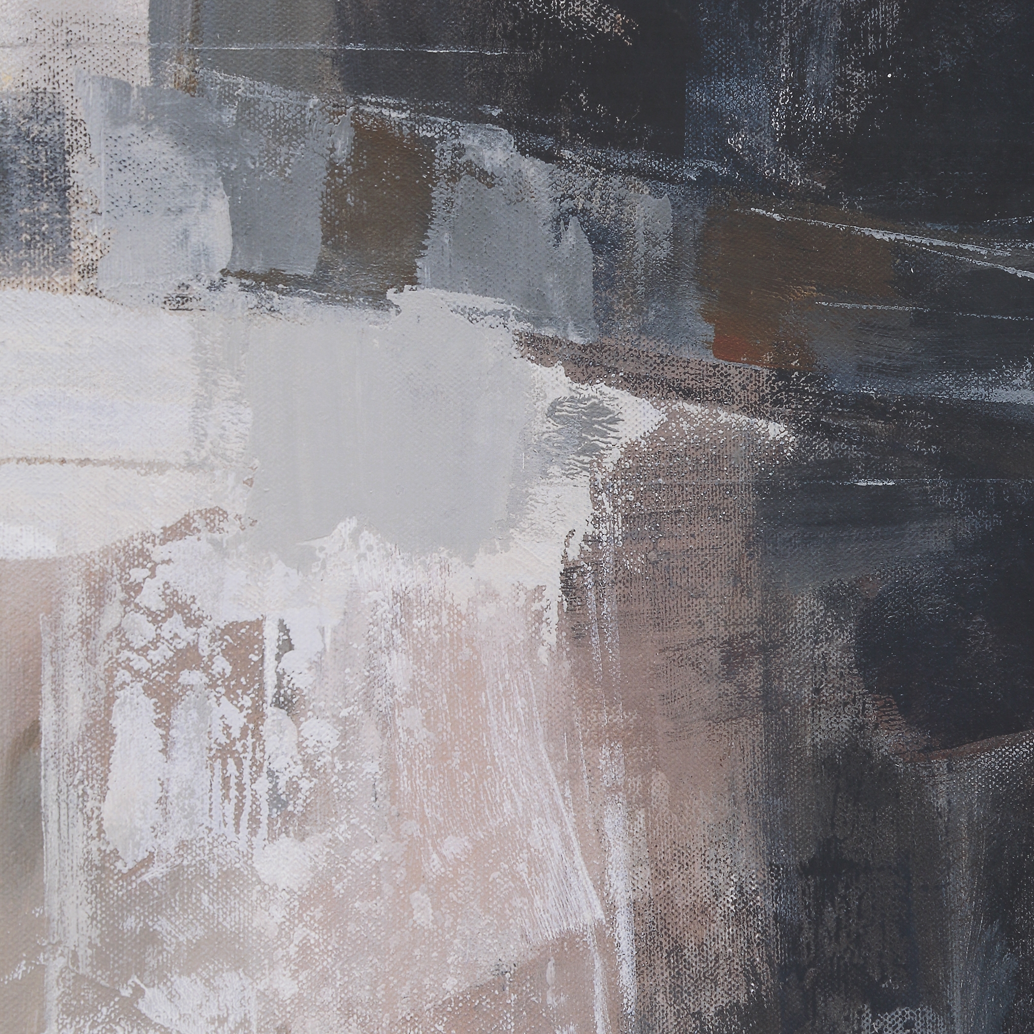 Wings Neutral Abstract Framed Print - Image 4