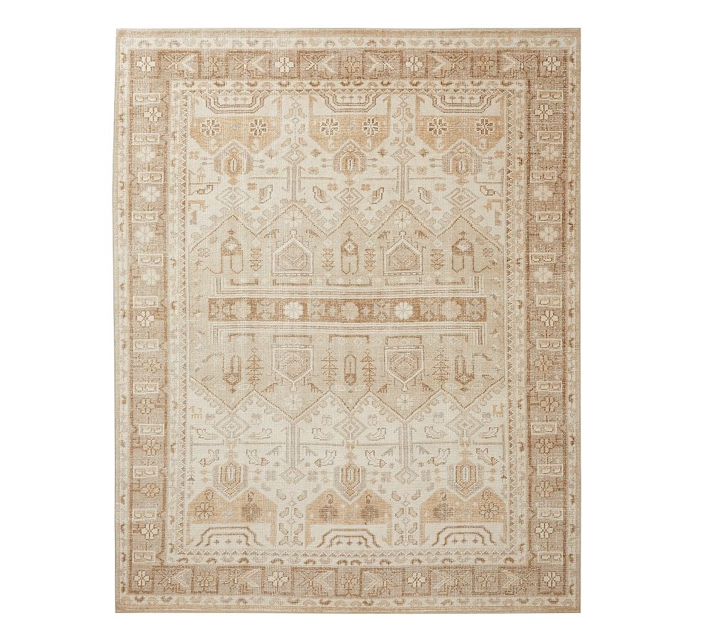 Nicolette Hand-Knotted Wool Rug, 8 x 10', Ivory Multi - Image 0