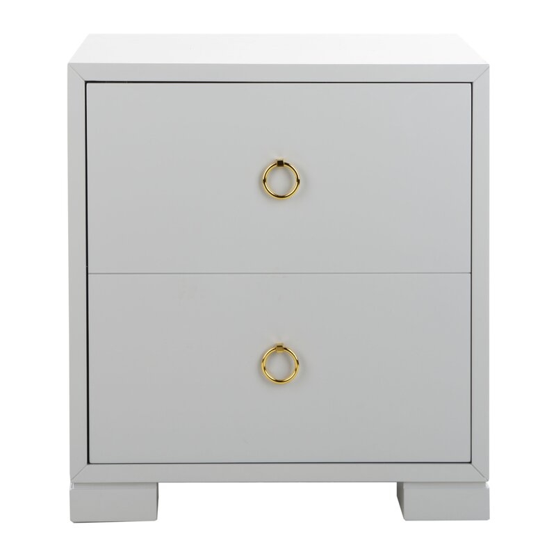 Safavieh Couture Couture Laila Accent Cabinet Color: Grey - Image 0
