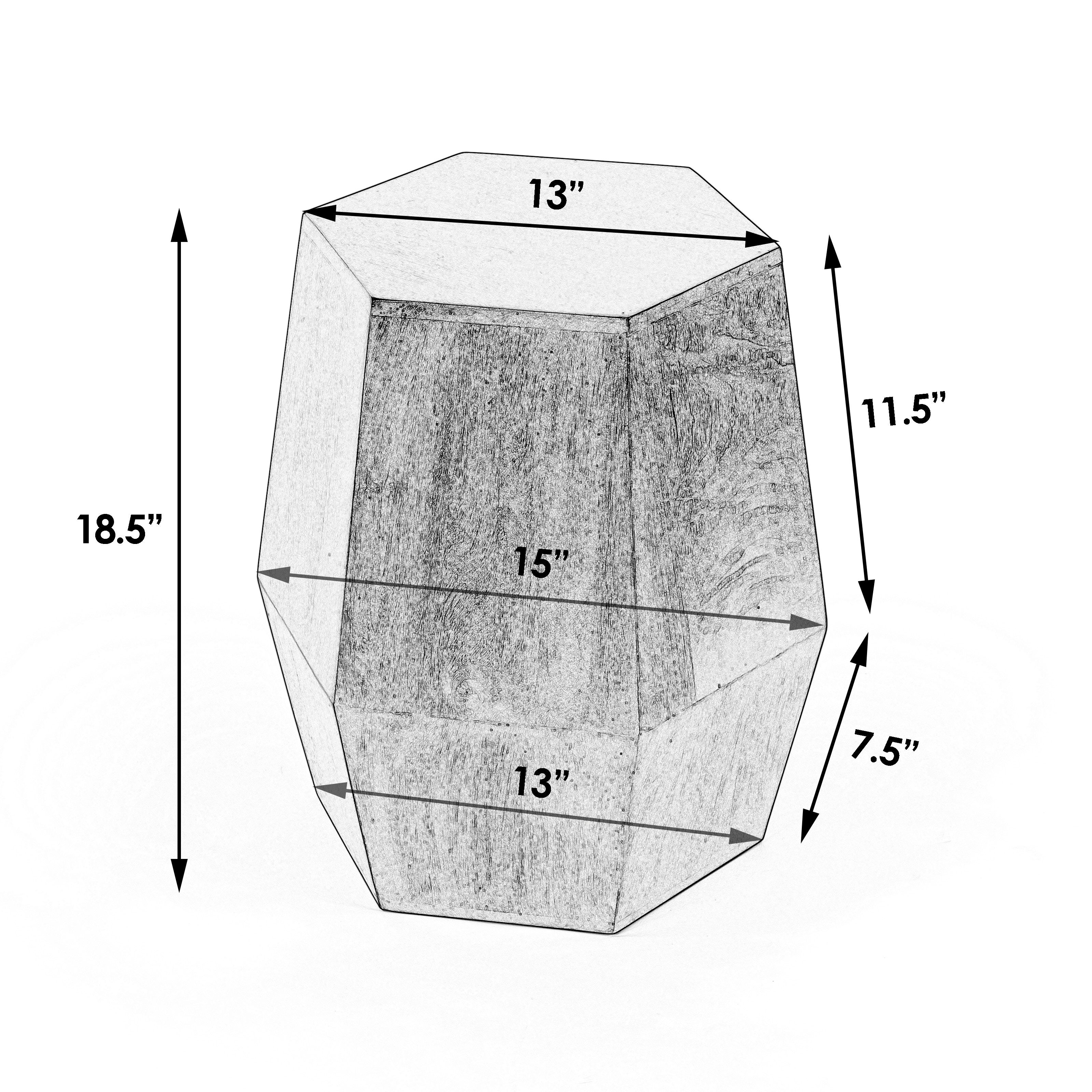 Gulchatai Black Side Table - Image 1