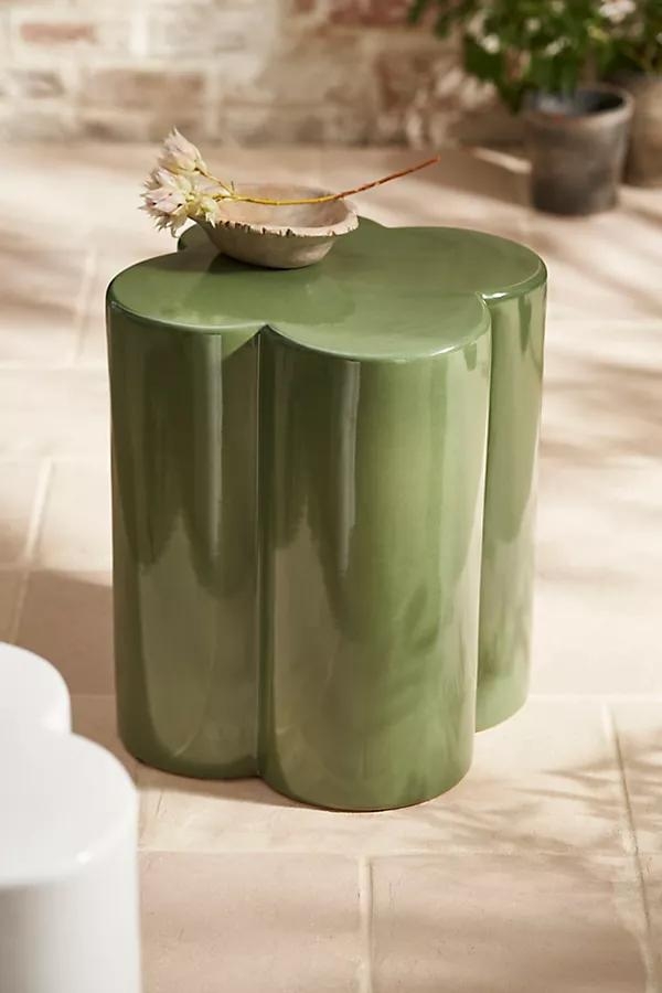 Clover Ceramic Side Table - Image 0
