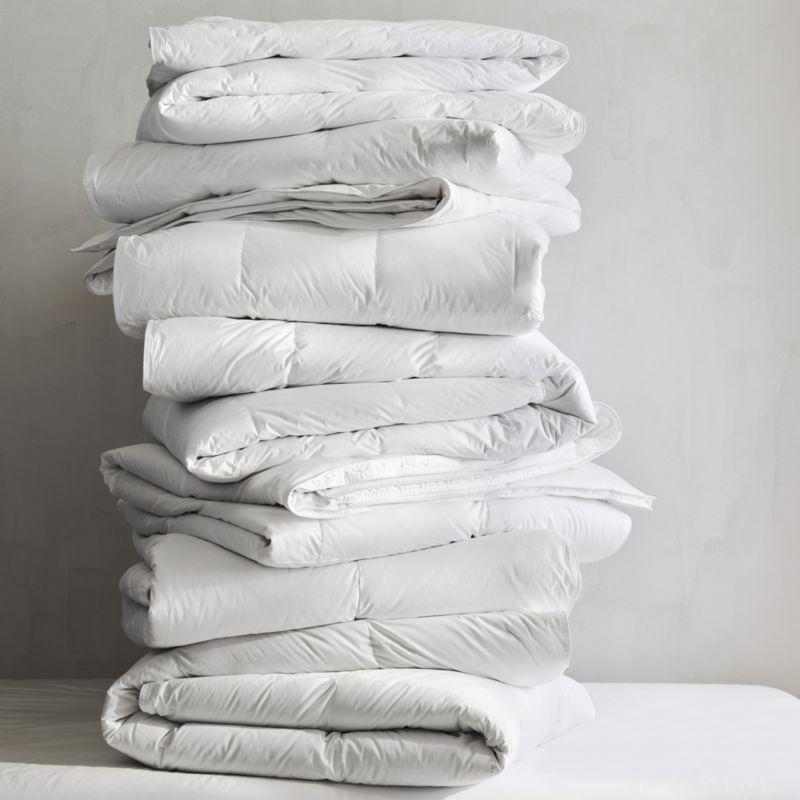Classic Organic Cotton Down-Alternative Heavyweight Full/Queen Duvet Insert - Image 3