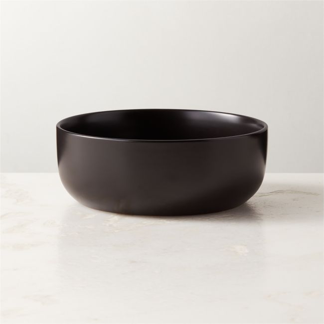 Mori Matte Black Soup Bowl - Image 0