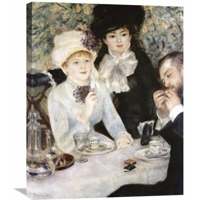 'After Lunch' by Pierre-Auguste Renoir Painting Print on Wrapped Canvas - Image 0