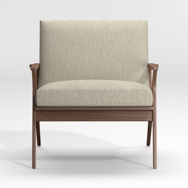 Cavett Wood Frame Accent Chair - Image 1
