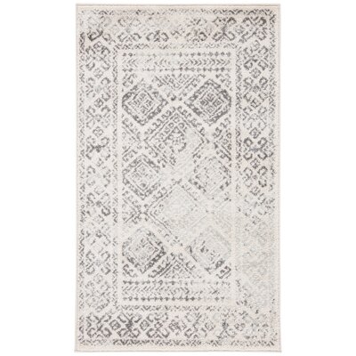 Brooksland Southwestern Ivory/Gray Area Rug - Image 0