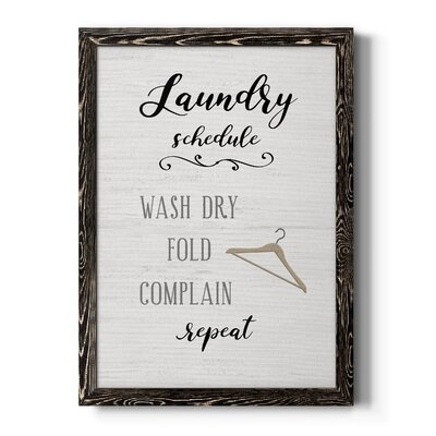 Laundry Complain-Premium Framed Canvas - Ready To Hang - Image 0