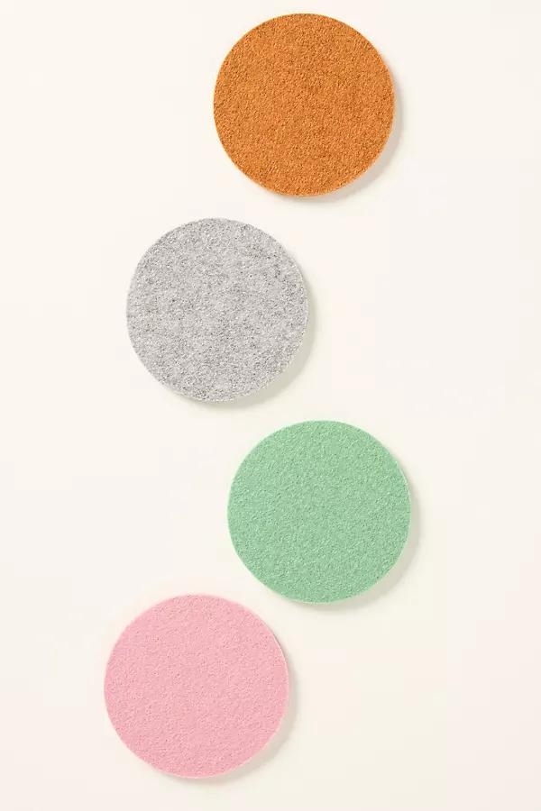 Merino Wool Coasters, Set of 4 - Image 0