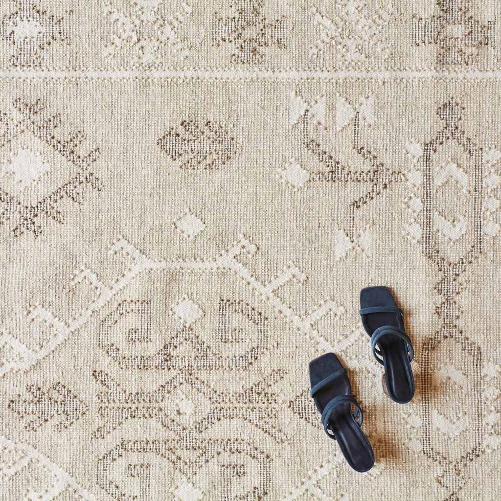 The Citizenry Nehal Handwoven Area Rug | 8' x 10' | Tan - Image 2