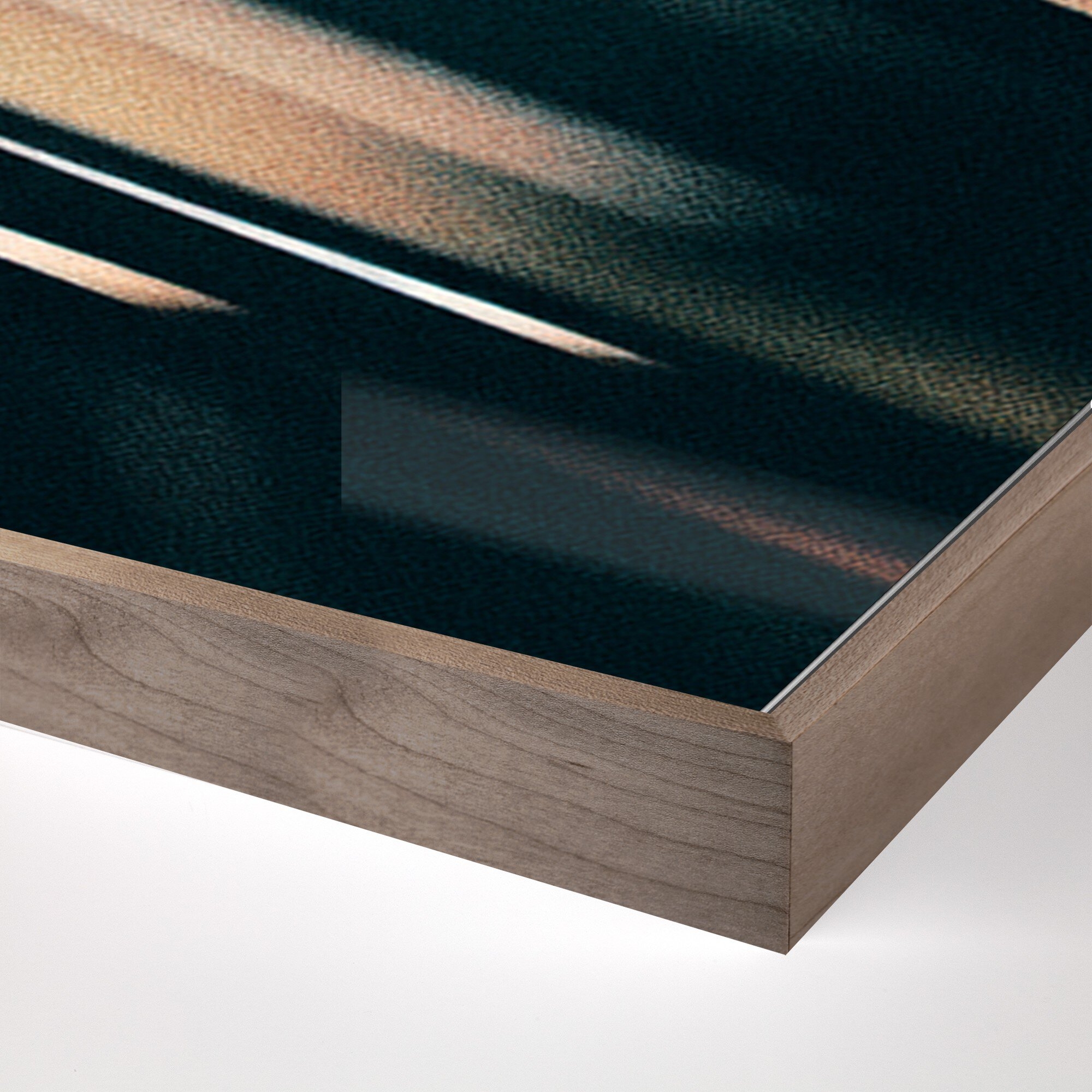 Marine II by Coup D'esprit - Rustic Walnut Floater - Image 1