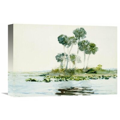 'St. Johns River, Florida' by Winslow Homer Painting Print on Wrapped Canvas - Image 0