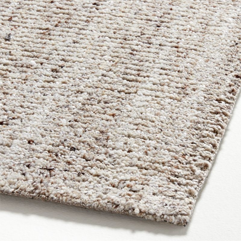 Vienne Performance Wool Handwoven Beige Area Rug 6'x9' - Image 1