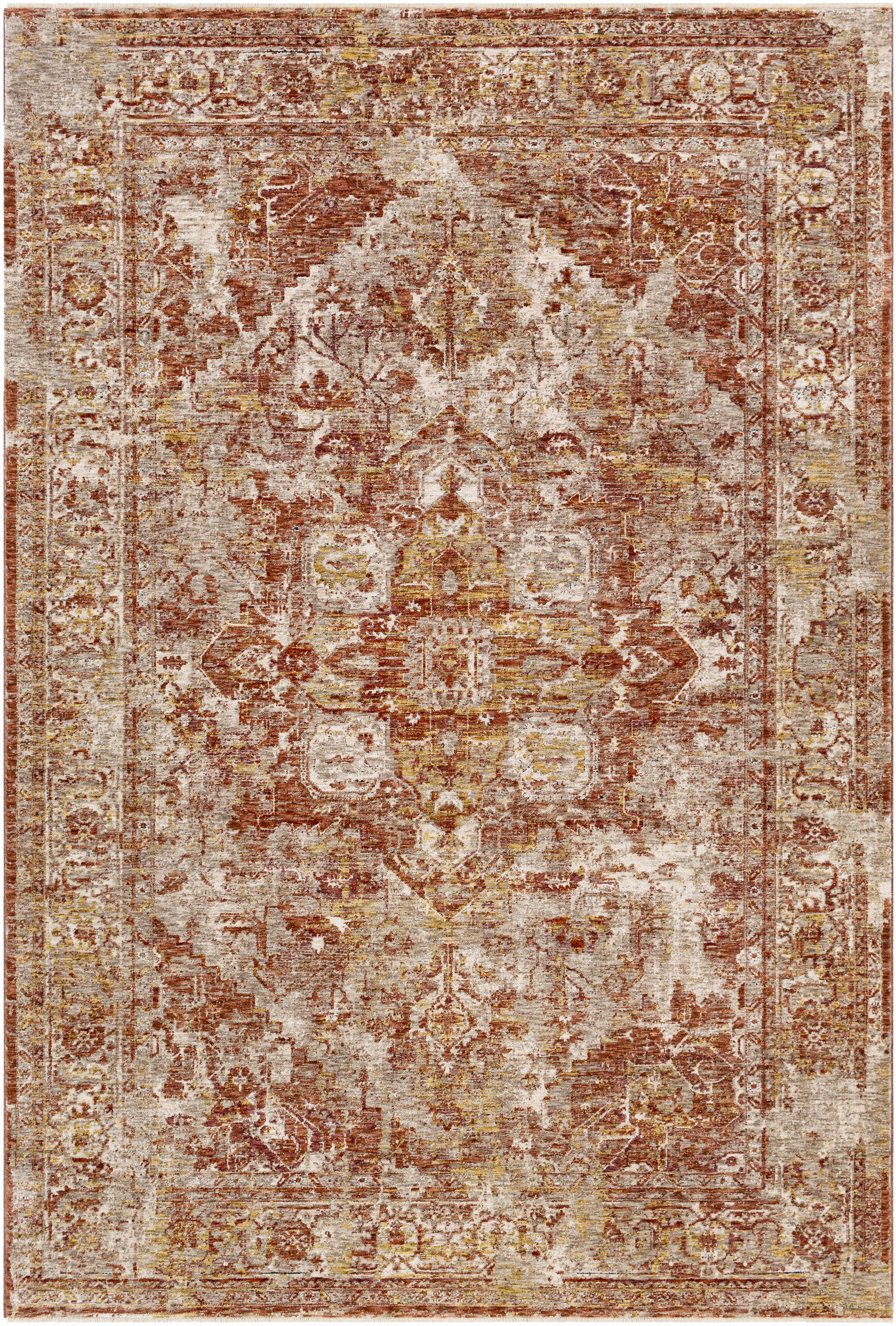 Mirabel Brown Indoor 12' x 15' Machine Woven Rug - Image 0