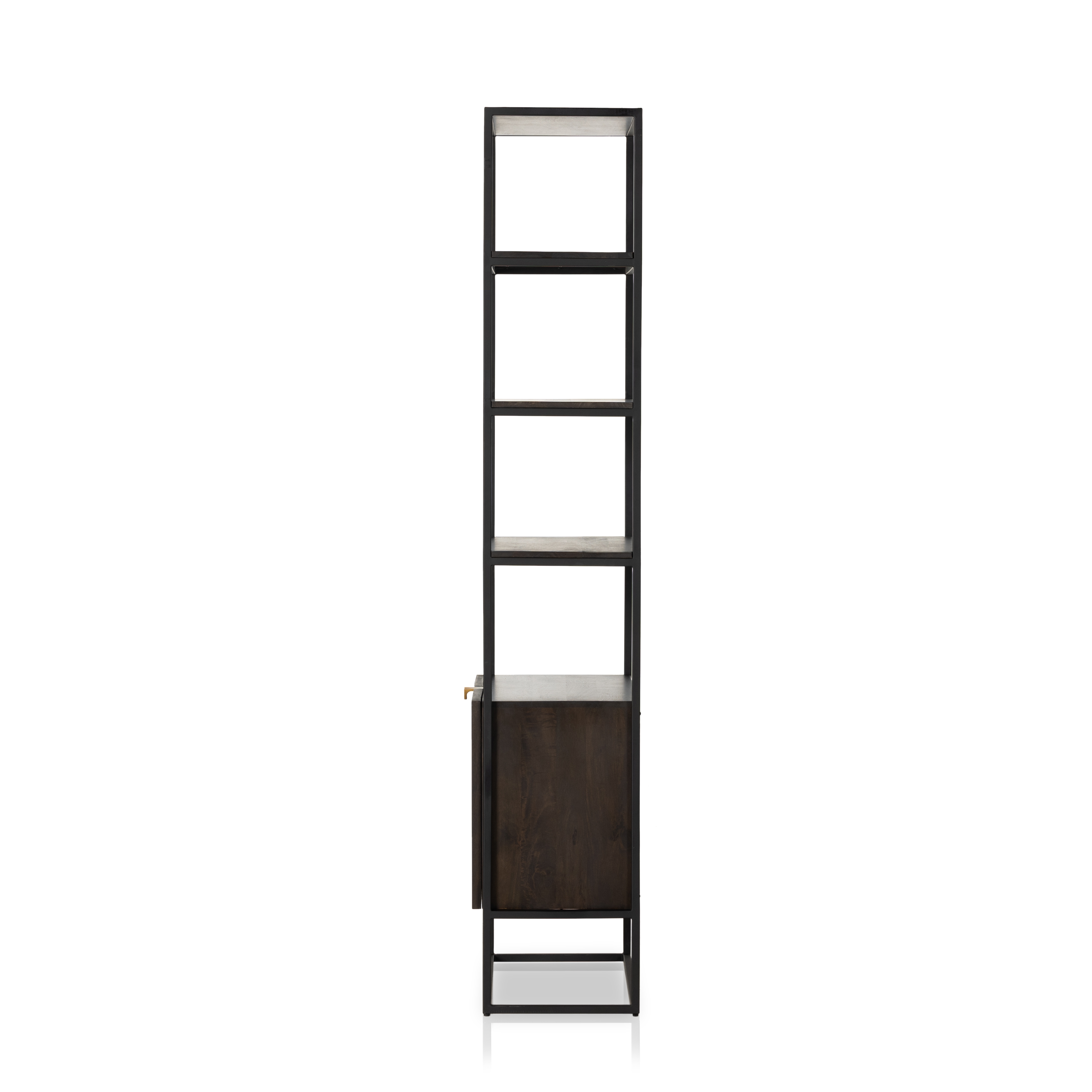 Kelby Bookcase-Carved Vintage Brown - Image 6