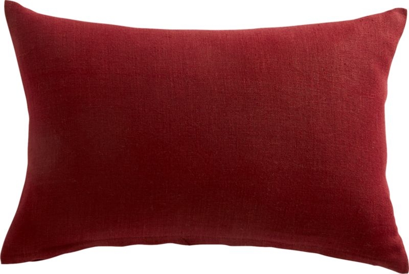 18"x12" Linon Cabernet Pillow with Down-Alternative Insert - Image 2