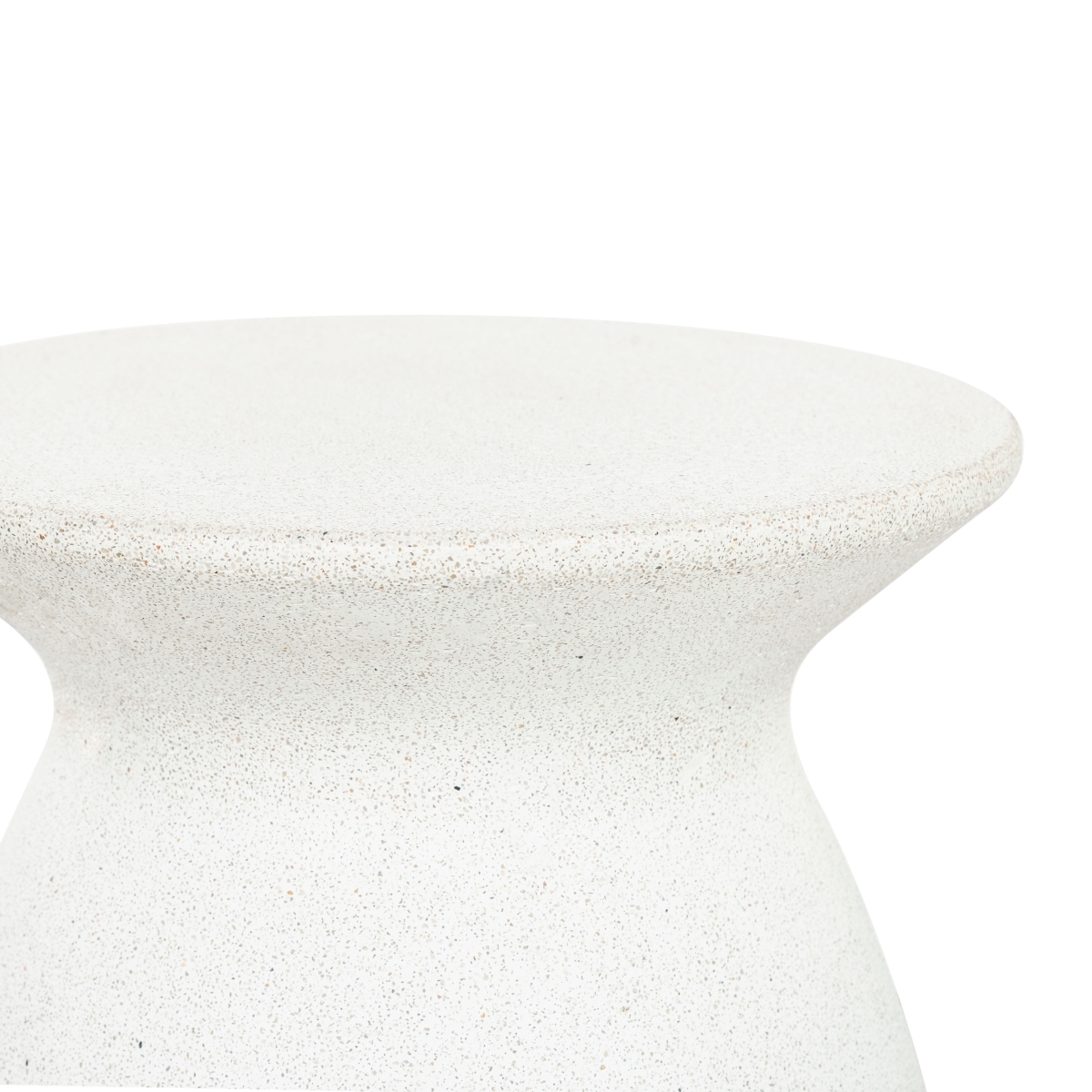 Dynah Concrete Accent Table - Ivory - Image 1
