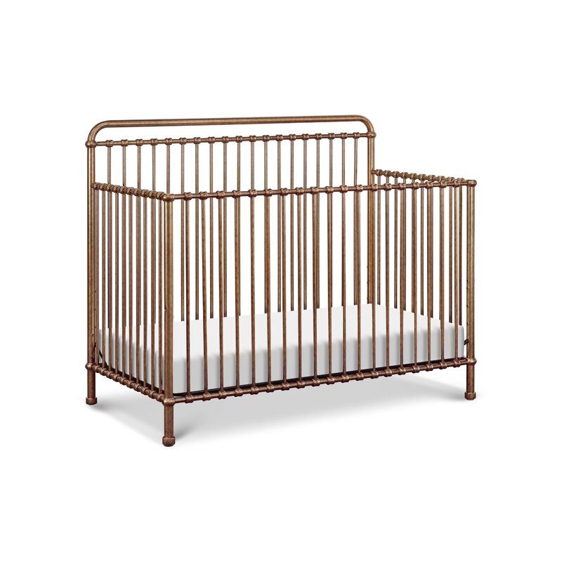 Winston 4-in-1 Convertible Crib Color: Vintage Gold - Image 0