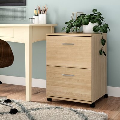 2-Drawer Mobile Vertical Filing Cabinet - Image 0