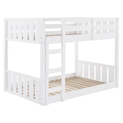 Calhan Twin Over Twin Solid Wood Standard Bunk Bed by Harriet Bee - Image 0