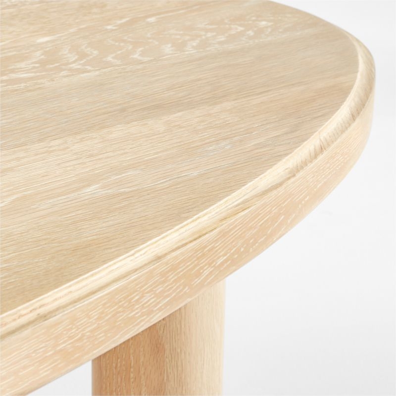 La Sal Natural Oak Wood End Tables, Set of 2 - Image 4