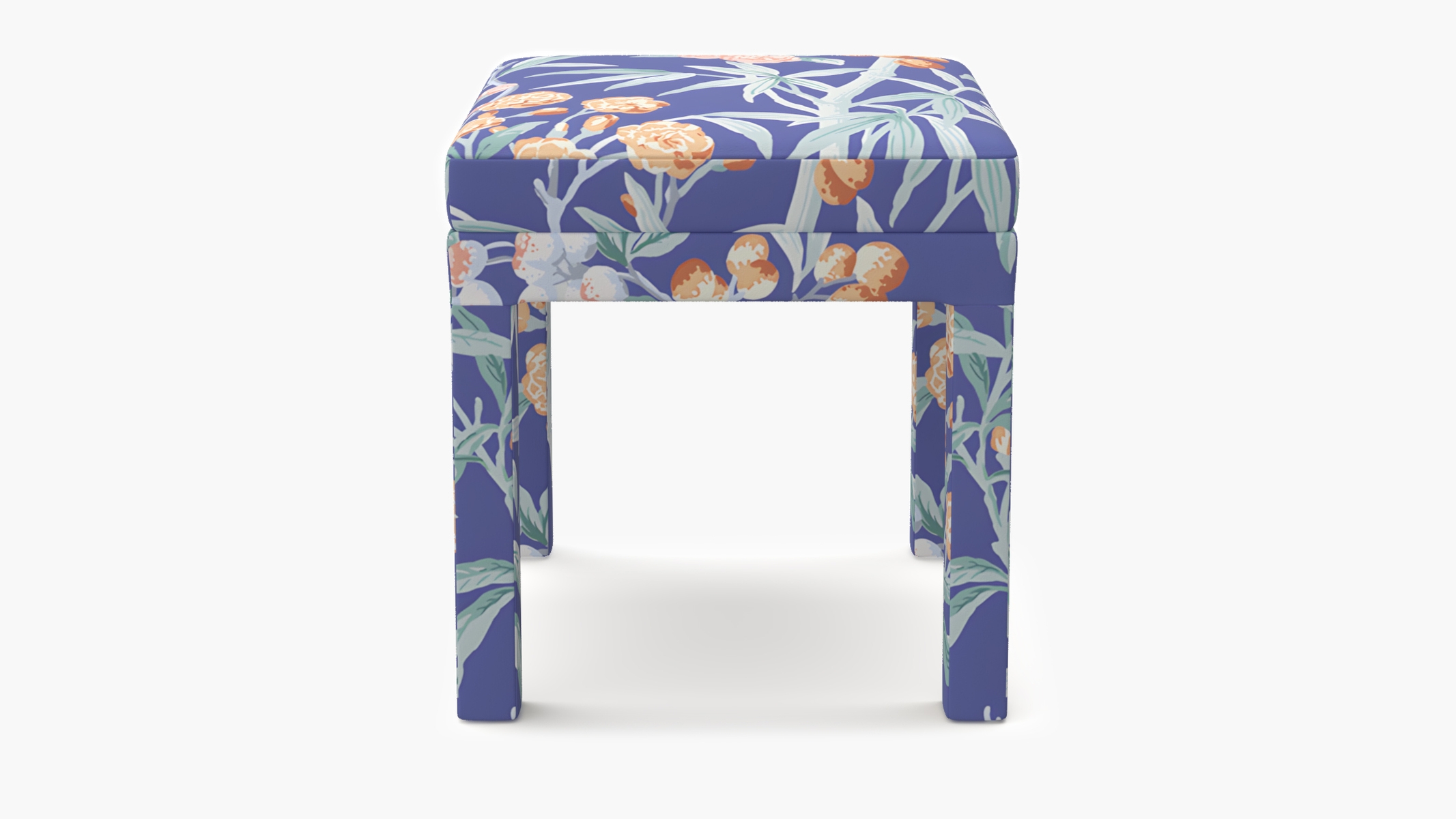 Parsons Ottoman, Lapis Lanai - Image 0