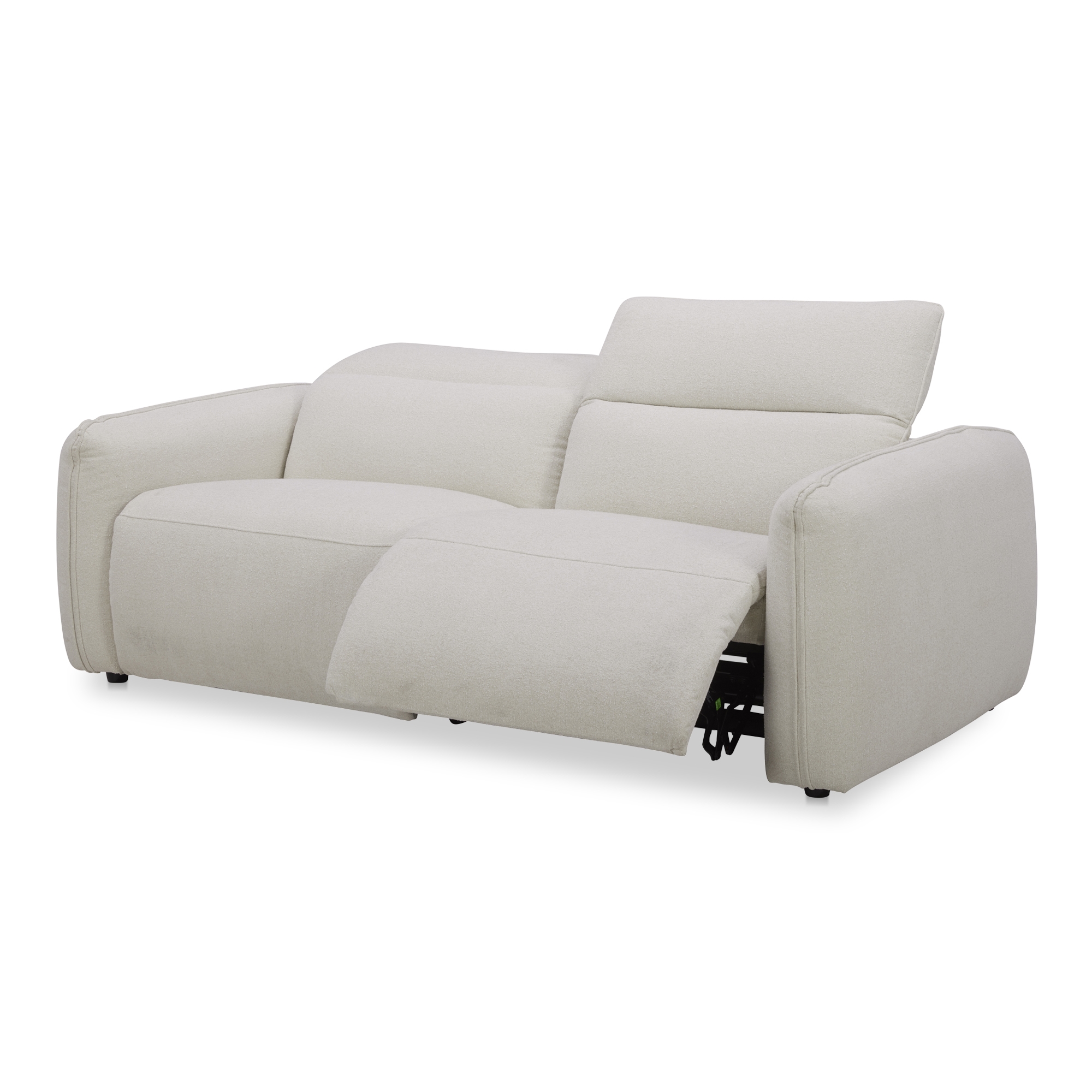 Eli Power Recliner Sofa Warm White - Image 1