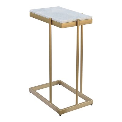 Athina Marble Top Frame End Table - Image 0