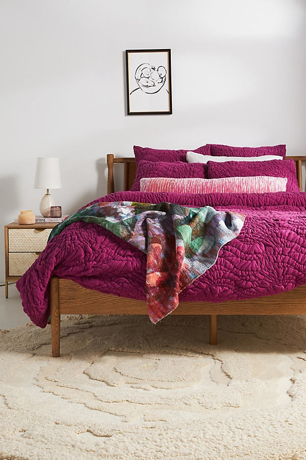Bajada Jersey Quilt By Anthropologie in Purple Size KG TOP/BED - Image 0