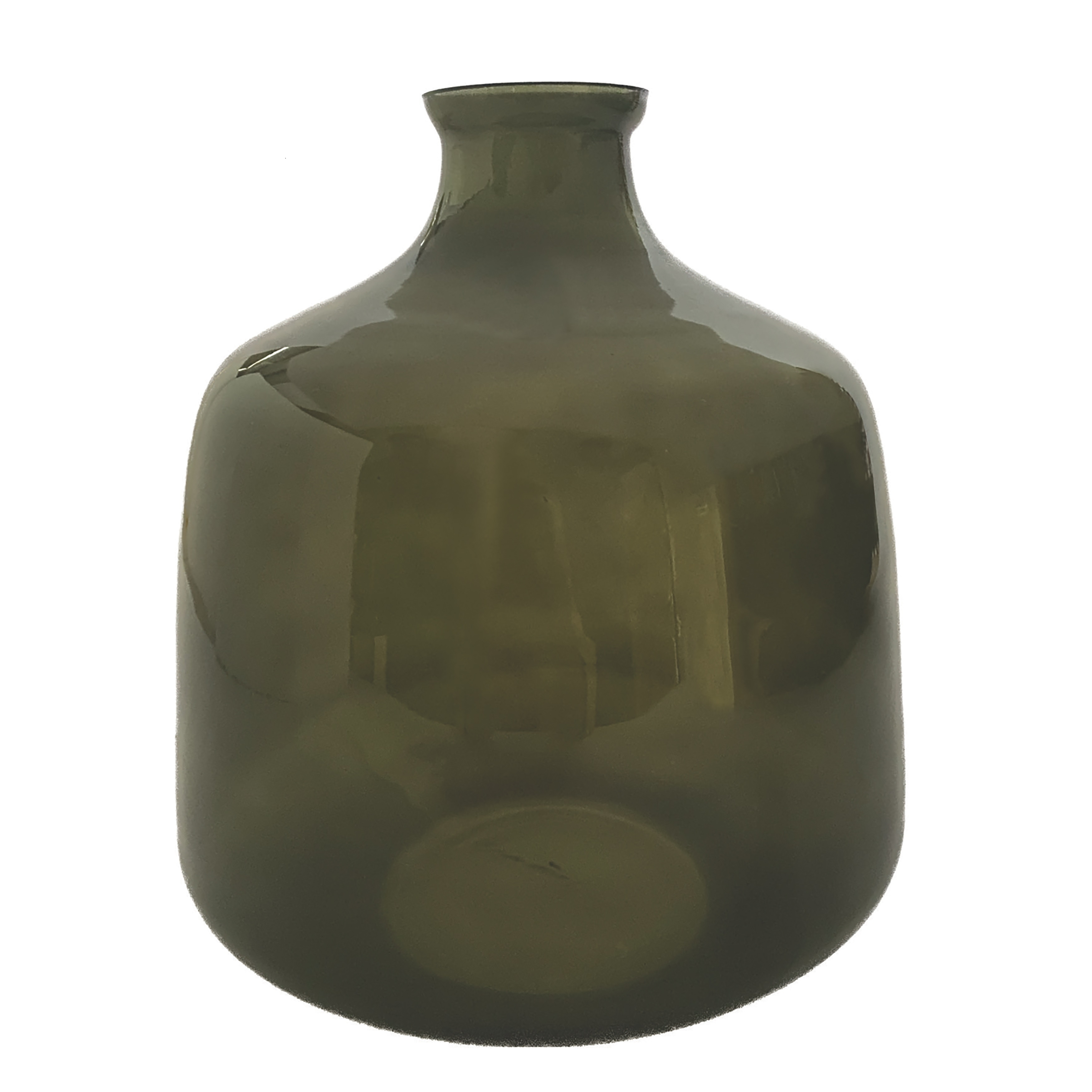 Glass Bud Vase, Green - Image 0