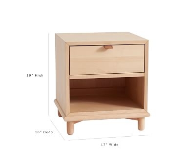 Nash Nightstand, Natural, In-Home Delivery - Image 2