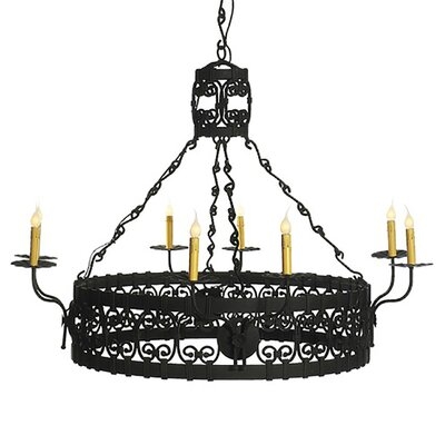 Helio 8 - Light Candle Style Drum Chandelier - Image 0