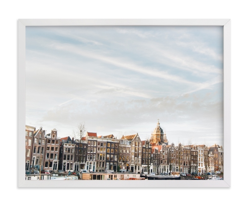Minimalist Sunset In Amsterdam Limited Edition Fine Art Print - Image 0