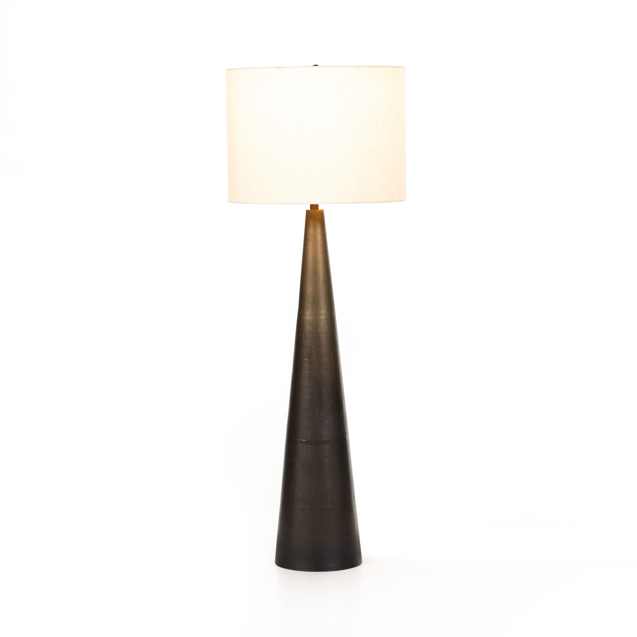 Nour Floor Lamp - Ombre Stainless Steel - Image 1