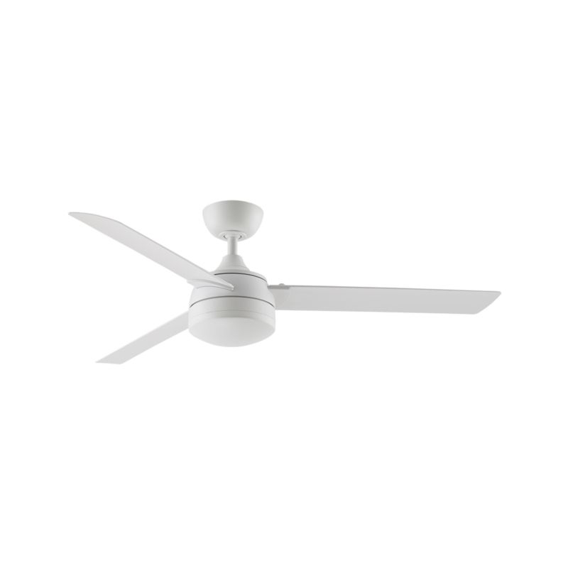 Fanimation Xeno 56" Matte White Indoor/Outdoor Ceiling Fan with LED Light - Image 1
