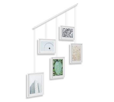 Hanging White Gallery Frames, Set of 5 - Image 5