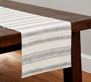 French Stripe Table Runner, 18" wide x 108" long - Image 0