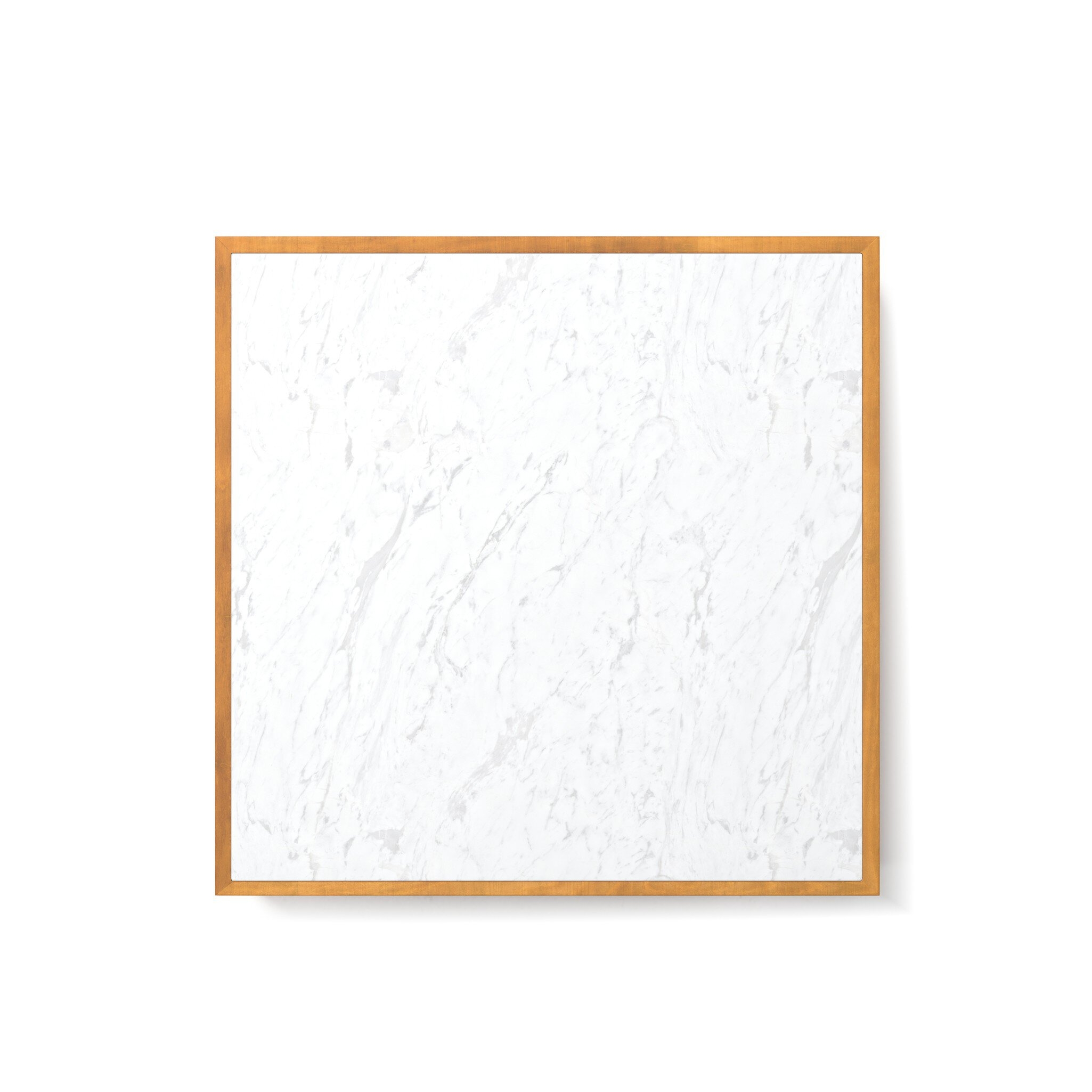 Grant Outdoor Coffee Table - White Marble - Image 5