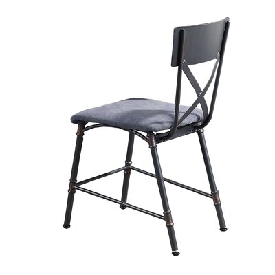 Wadermere Cross Back Side Chair in Sandy Gray - Image 0