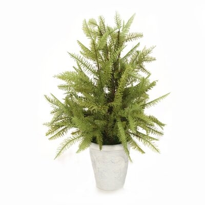 23" Artificial Evergreen Tree in Pot - Image 0