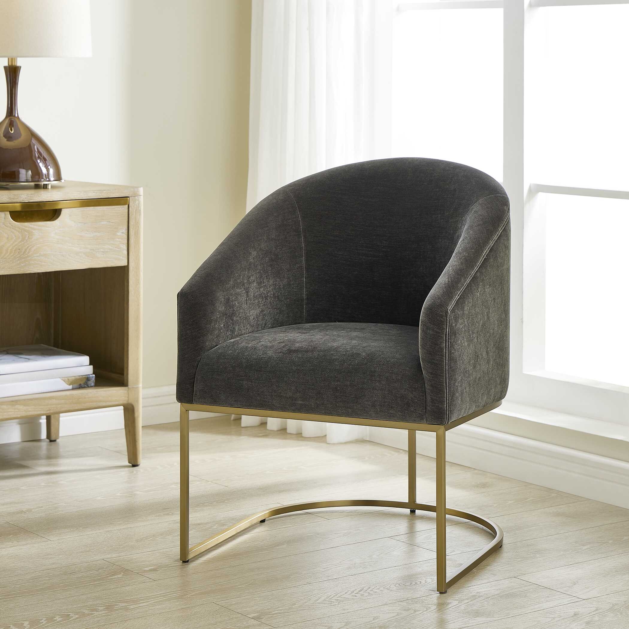 Hanni Charcoal Dining Chair - Image 1