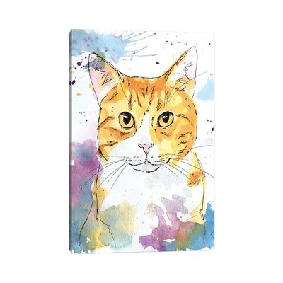 Orange Eyed Tabby by Allison Gray - Gallery-Wrapped Canvas Giclée - Image 0