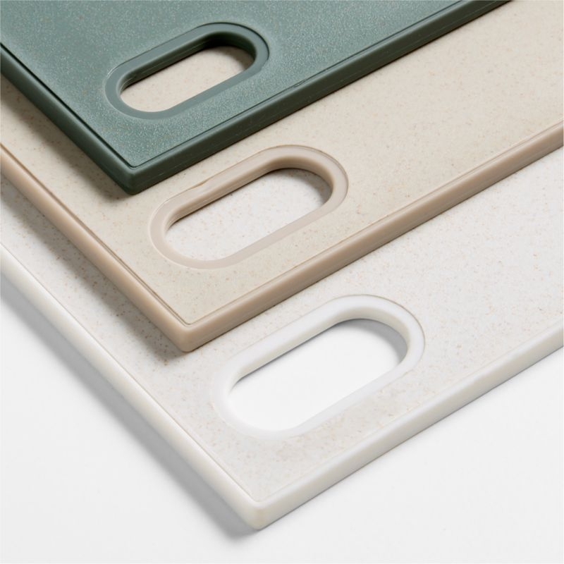 Crate & Barrel Non-Slip Cutting Boards, Set of 3 - Image 1
