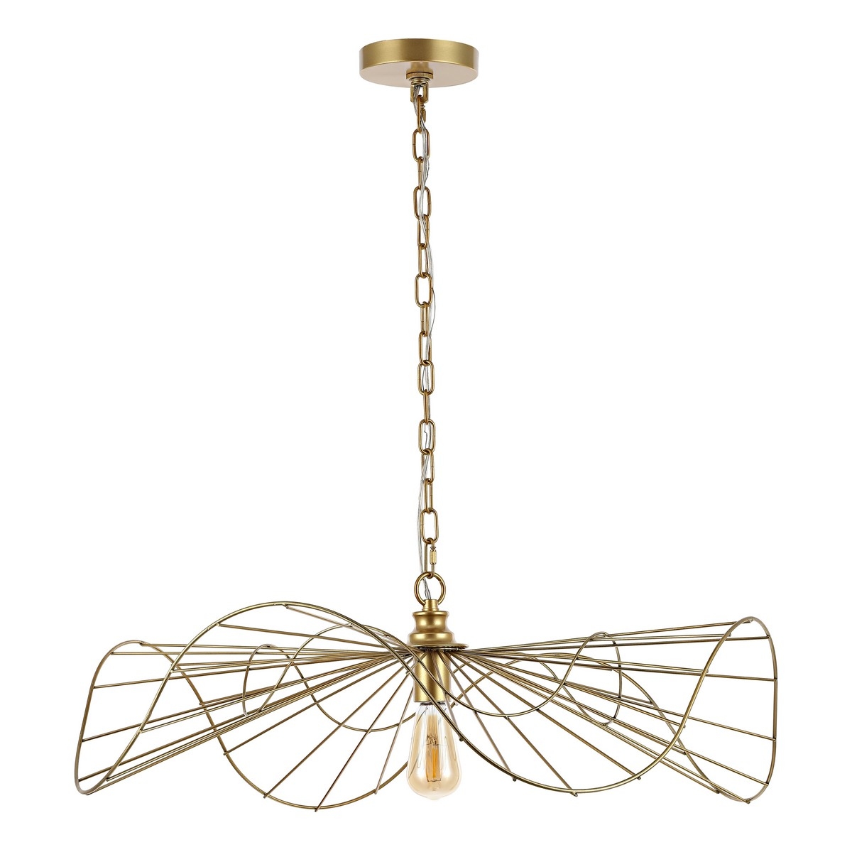 Mikola 28" Pendant - Gold - Safavieh - Image 0